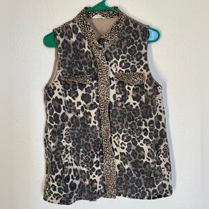 Mystree Leopard Print Vest